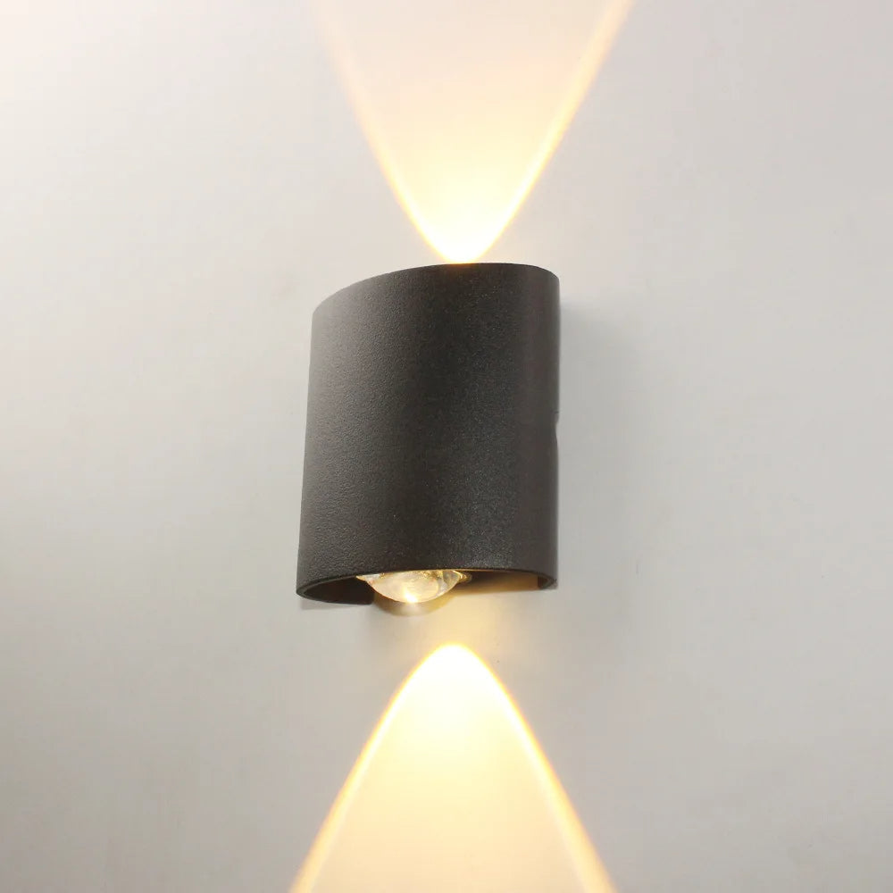 Zenthra Wandlamp Modern voor Binnen en Buiten - Witte Up Down Slaapkamer lamp voor Woonkamer, Gang en Slaapkamer