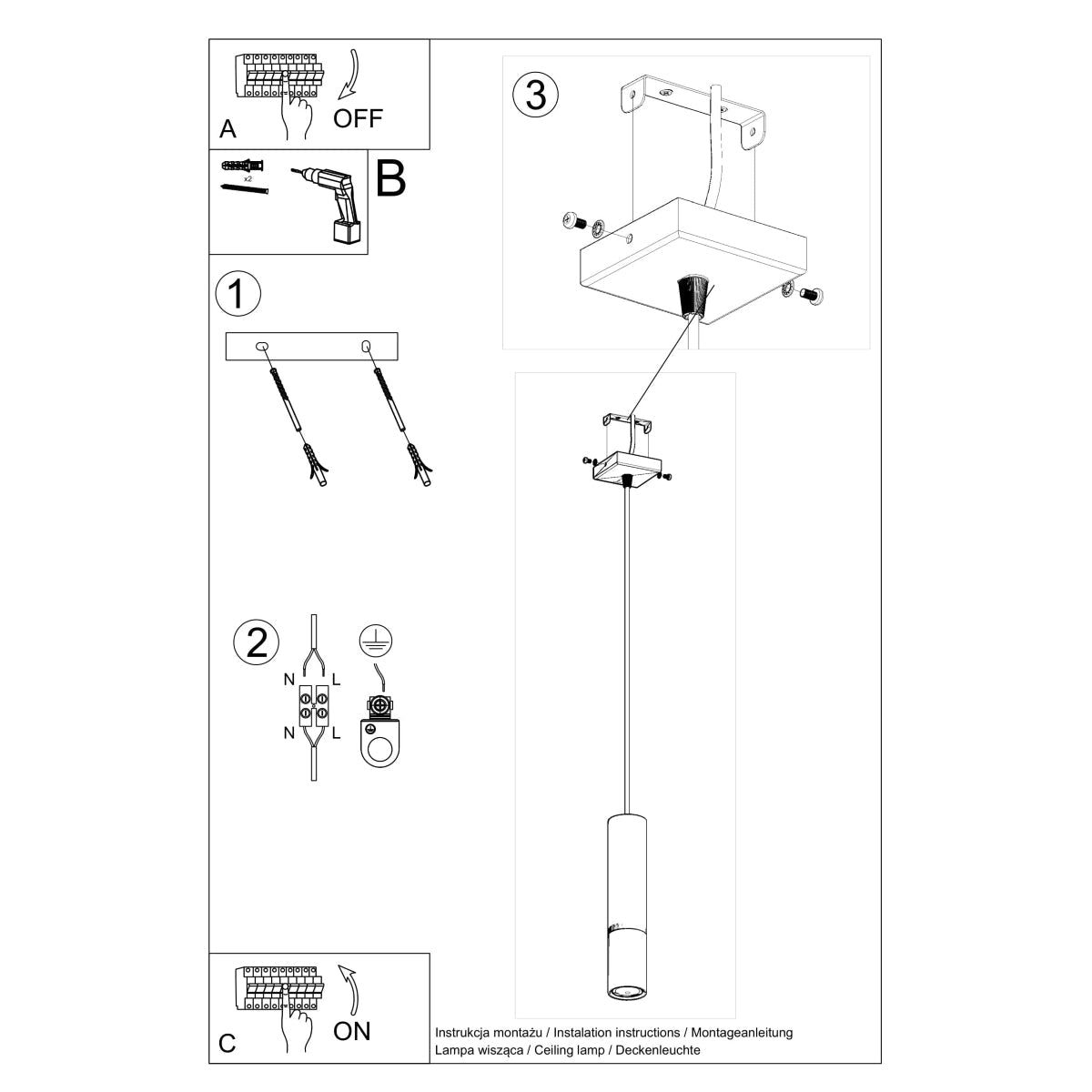 Loopez Hanglamp Zwart & Chroom - Elegante Woonkamer & Eetkamer Lamp voor Modern Interieur 4