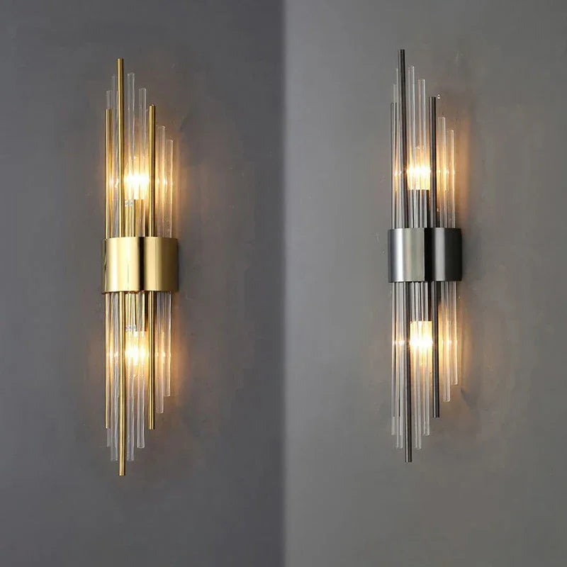Luxe Wandlamp Goud LED Muurlamp Binnen voor Woonkamer Slaapkamer en Hal - Zenthra