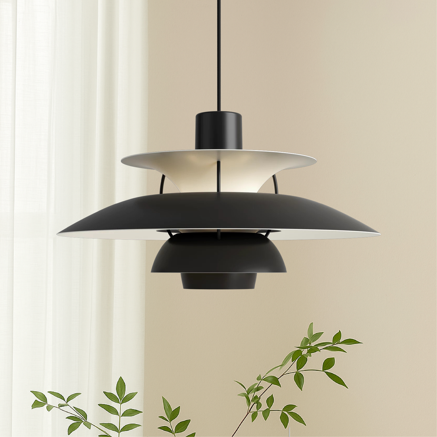 Stijlvolle Meerlagige Deense Hanglamp voor Eettafel en Woonkamer 0