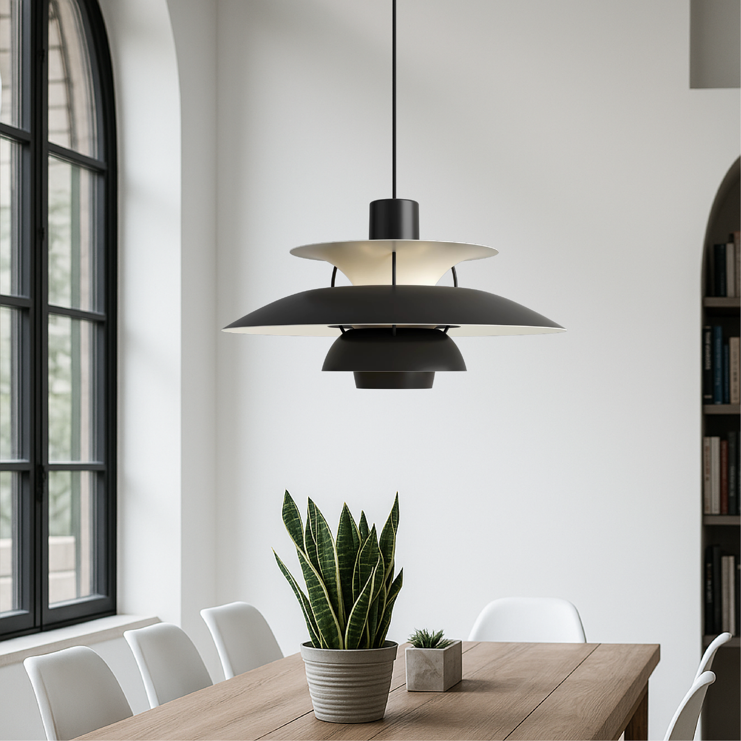 Stijlvolle Meerlagige Deense Hanglamp voor Eettafel en Woonkamer 3