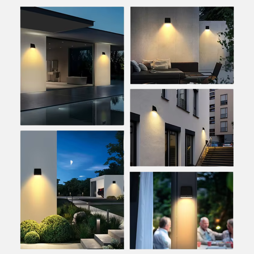Zenthra - Buiten Wandlamp met Bewegingssensor en Zonne-energie - 1000 Lumen Verlichting 6