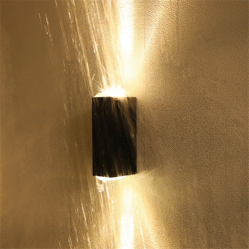 Zenthra Buitenspot Wandlamp - Waterdichte LED Wandlamp Buitenverlichting IP65, Aluminium Wandlamp voor Tuin en Terras
