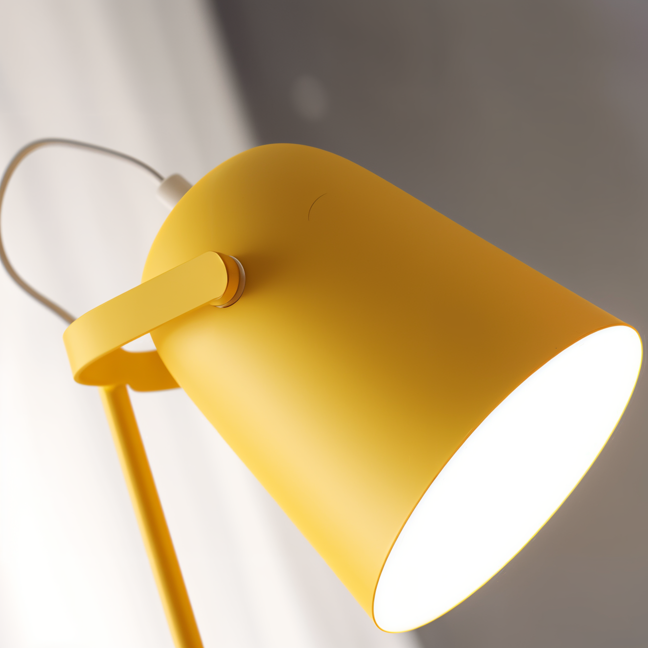 Zenthra Bureaulamp LED - Scandinavische Gele Bureau Lamp voor Perfecte Leesverlichting