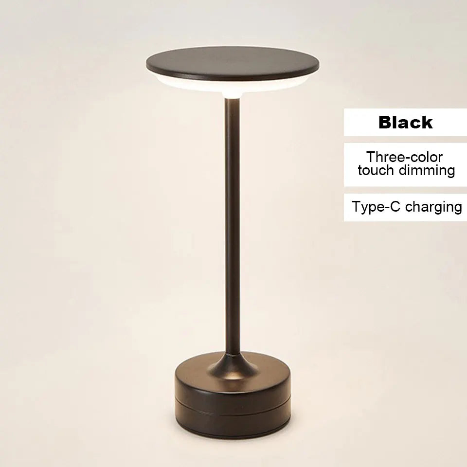 Zenthra Draadloze Oplaadbare Tafellamp met Touch Sensor - LED Nachtlamp voor Slaapkamer en Restaurant