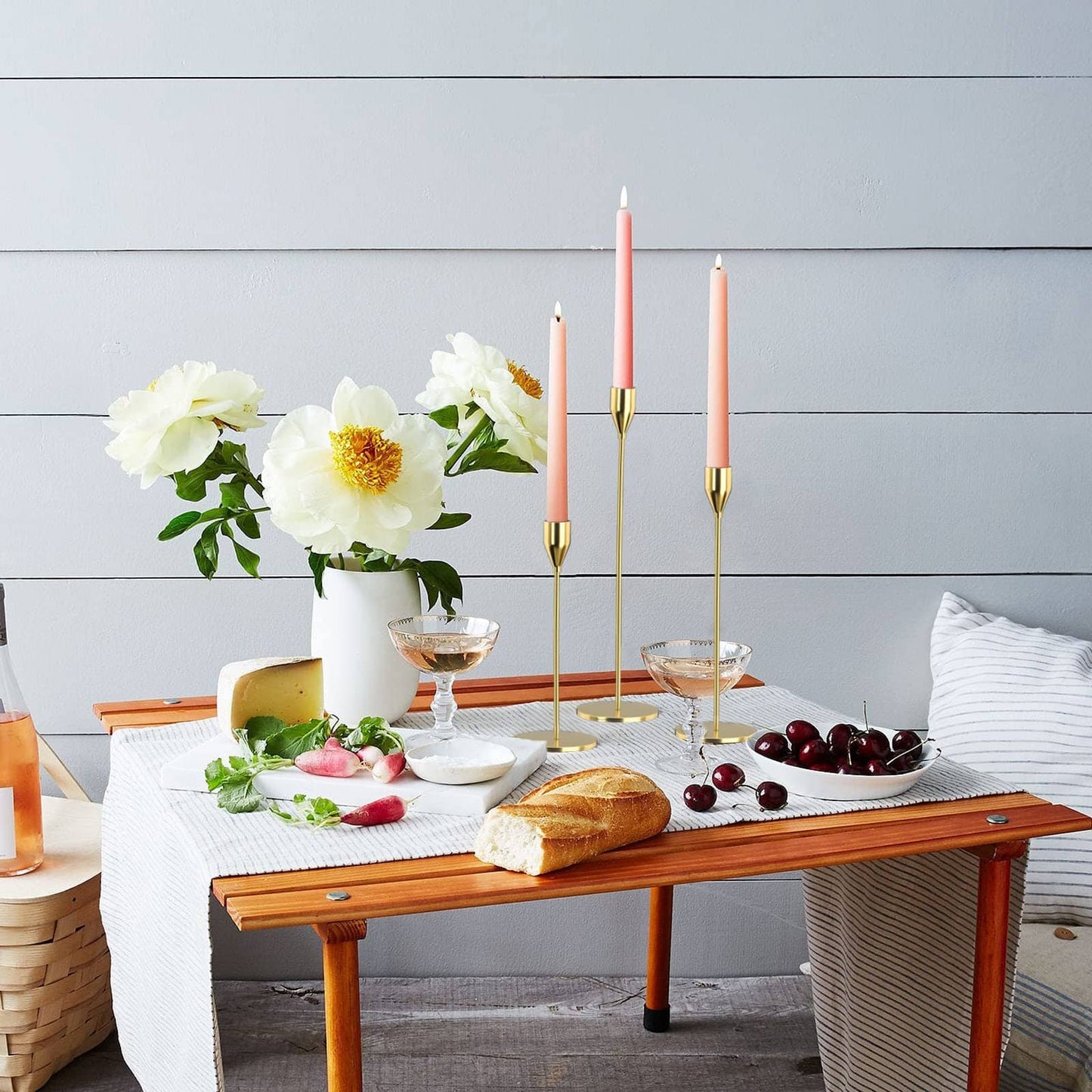 Zenthra Elegante Kaarsenhouder Set - Creëer een Sfeervolle Decoratie