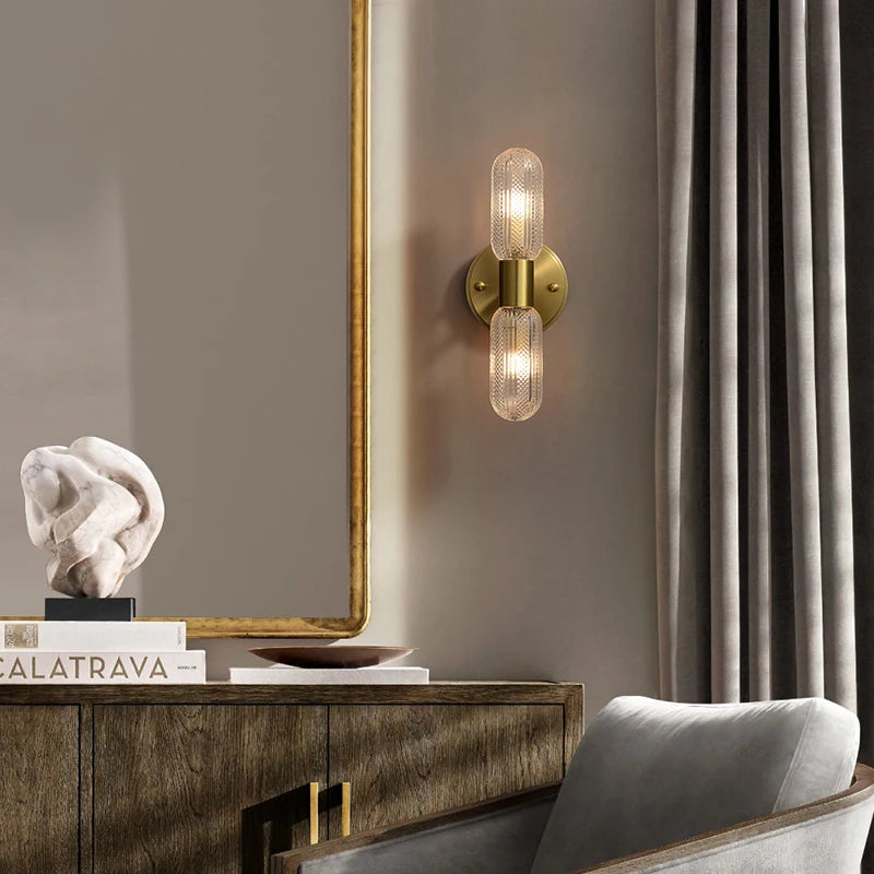 Zenthra Moderne Wandlamp Goud - Stijlvolle Verlichting voor Binnen