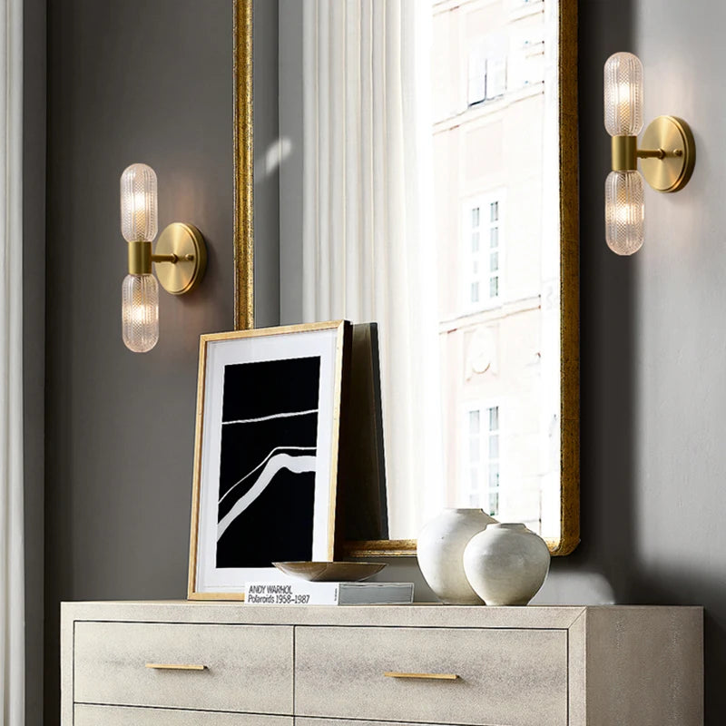 Zenthra Moderne Wandlamp Goud - Stijlvolle Verlichting voor Binnen