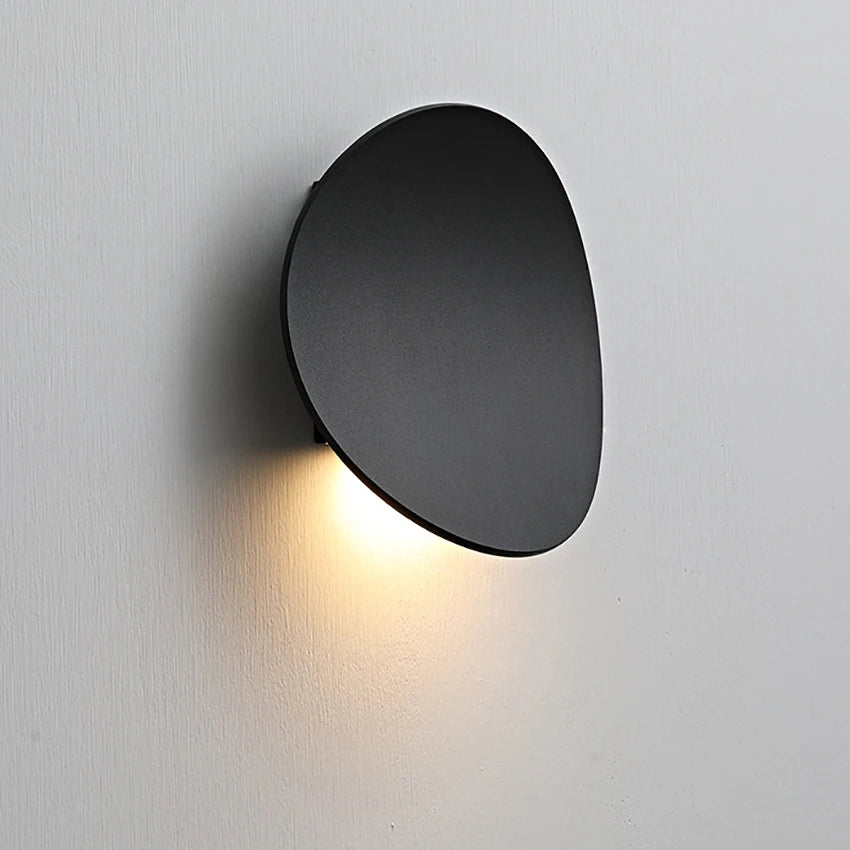 Zenthra Moderne Waterdichte Wandlamp Zwart voor Binnen en Buiten - Creatieve Muurlamp LED Verlichting