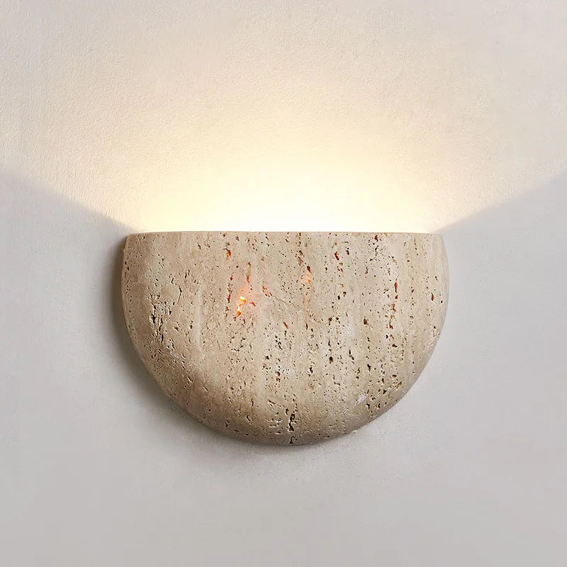 Zenthra Wabi-Sabi Wandlamp - Handgemaakt Muurlamp met Up Down Verlichting