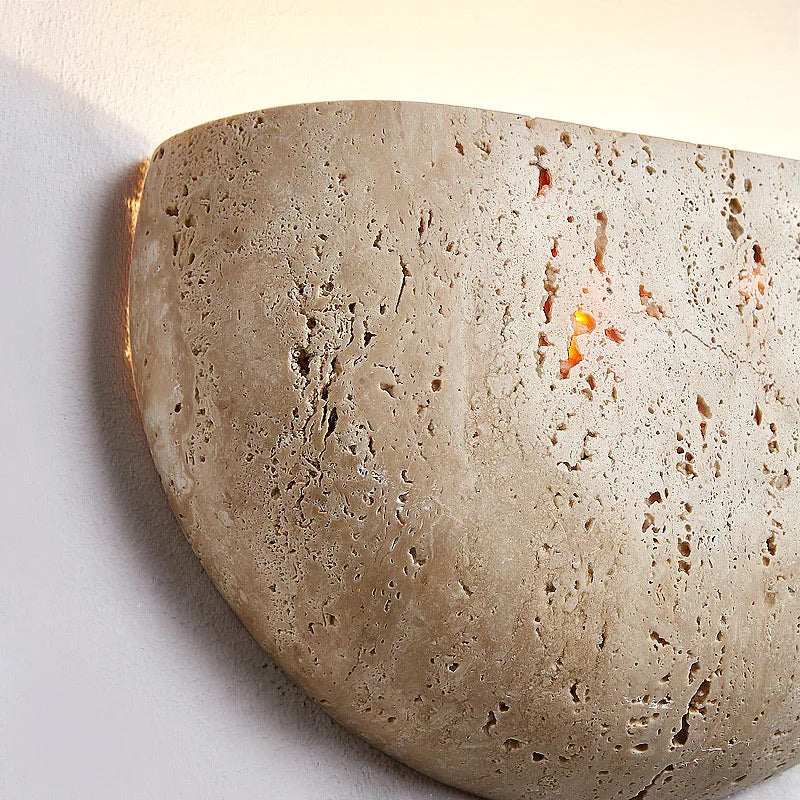 Zenthra Wabi-Sabi Wandlamp - Handgemaakt Muurlamp met Up Down Verlichting