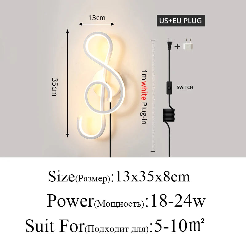 Zenthra Wandlamp Zwart - Moderne Minimalistische Wandlampen Binnenverlichting voor Woonkamer en Slaapkamer 10