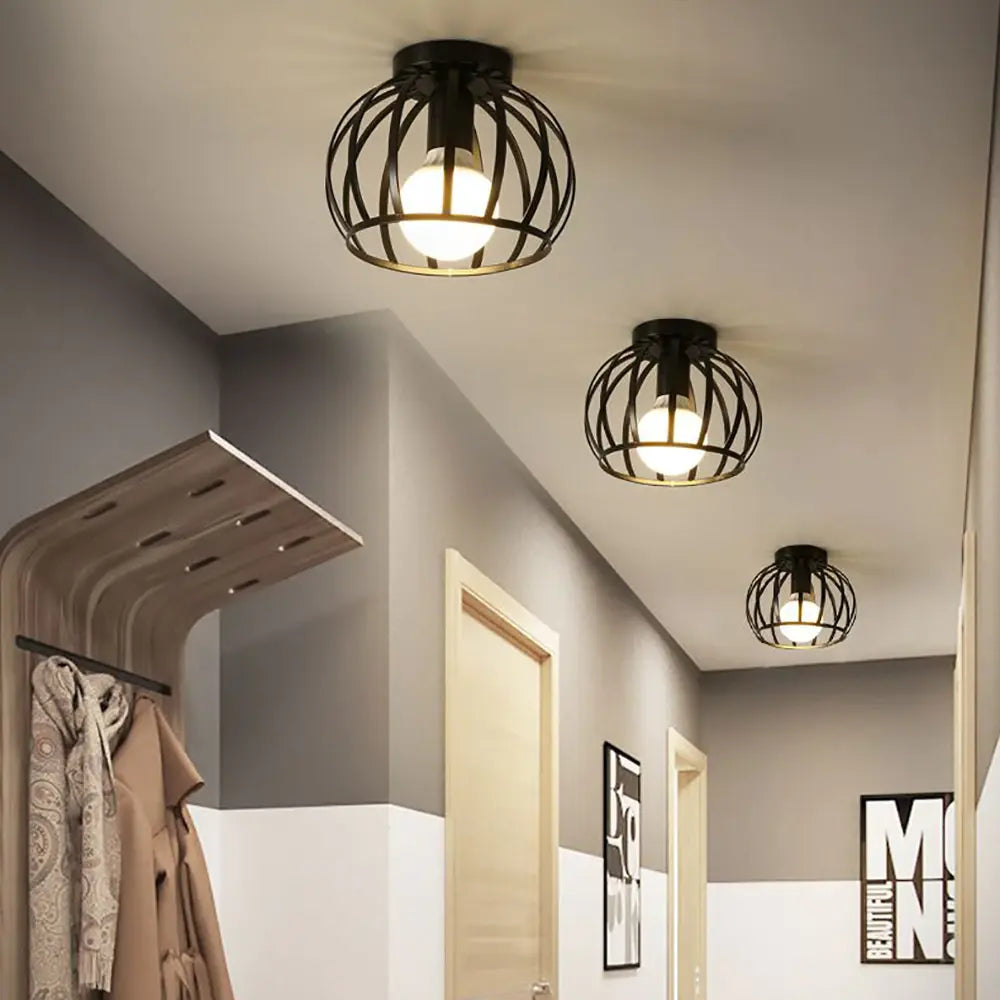 Zenthra Zwarte Industriele Plafondlamp- Stijlvolle Hanglamp voor elke kamer