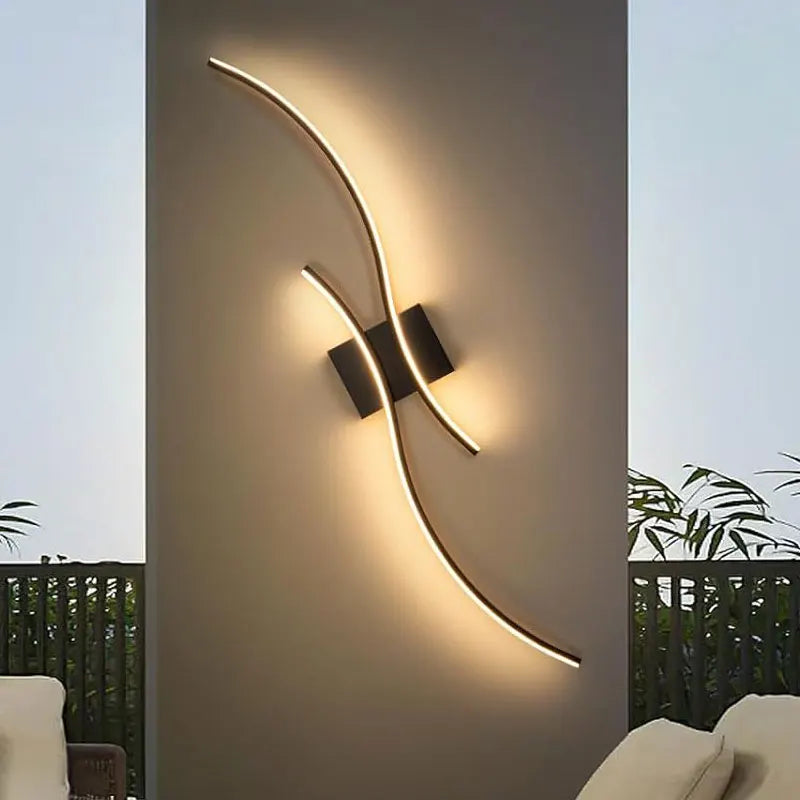 Zenthra Zwarte Wandlampen LED voor Binnen - Moderne Muurlamp voor Slaapkamer en Gang 5
