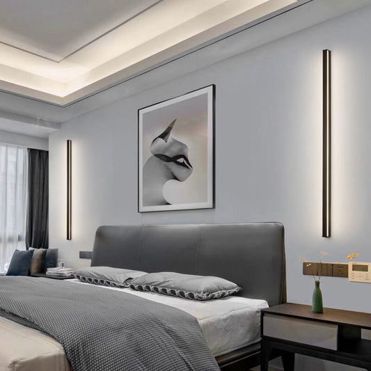 Minimalistische Lineaire LED Wandlamp | Modern, Dimbaar & Verticaal/ Horizontaal Bevestigbaar