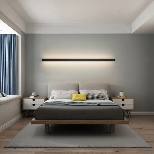 Minimalistische Lineaire LED Wandlamp | Modern, Dimbaar & Verticaal/ Horizontaal Bevestigbaar