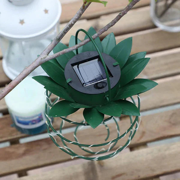 2 Stuks | Tuinlampen Solar Ananas voor Tropische Tuinverlichting op Zonne-energie 2
