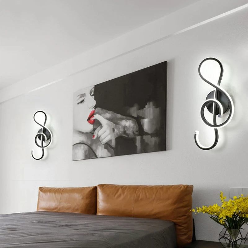 Zenthra Wandlamp Zwart - Moderne Minimalistische Wandlampen Binnenverlichting voor Woonkamer en Slaapkamer