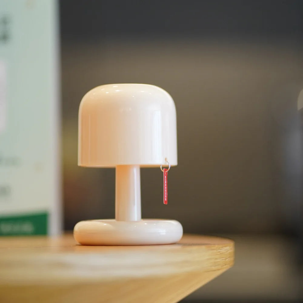 Mini Tafellamp - Creatieve USB Oplaadbare Paddenstoel Stijl LED Tafellamp Slaapkamer Decoratie