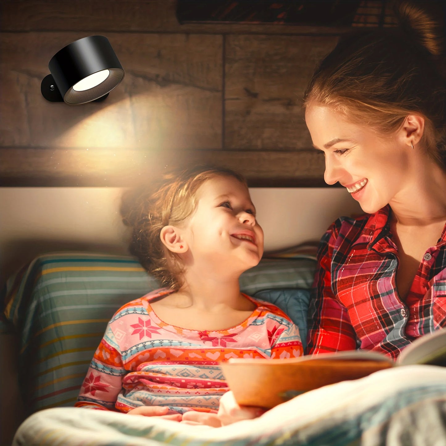 Zenthra Draadloze Oplaadbare 360° Wandlamp - Stijlvolle Wandlampen Binnen met Smart Touch en Batterij