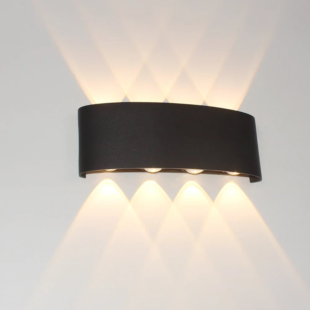 Zenthra Wandlamp Modern voor Binnen en Buiten - Witte Up Down Slaapkamer lamp voor Woonkamer, Gang en Slaapkamer