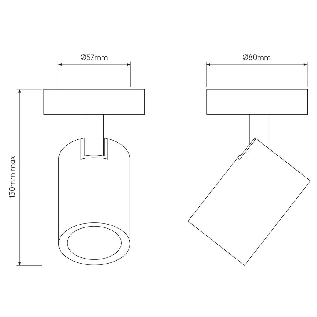 Astro Ascoli Enkele Schakelaar