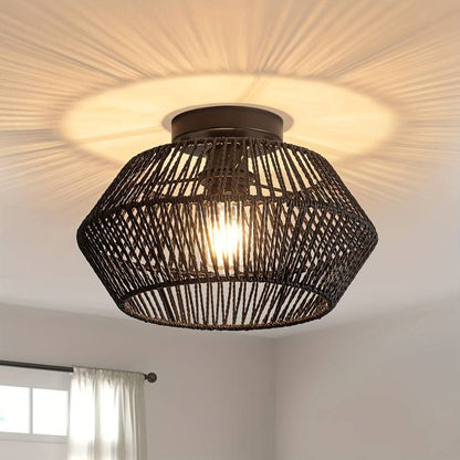 Betoverende Boho-Deckenleuchte voor een Creatieve Sfeer 1