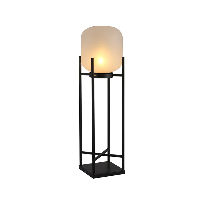Buitenlamp Zwart met Sensor - Duurzame Solarbetriebene Stehleuchte voor Buiten 1