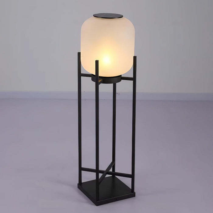 Buitenlamp Zwart met Sensor - Duurzame Solarbetriebene Stehleuchte voor Buiten 6