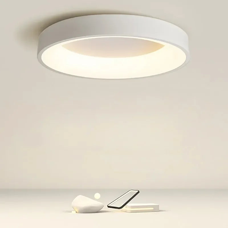 CelestialBeam - Scandinavische Ronde LED Plafondlamp Plafonniere voor Stijlvolle Verlichting 1
