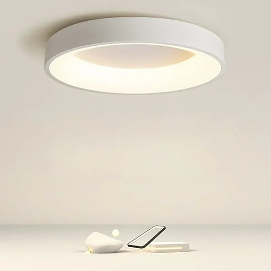 CelestialBeam - Scandinavische Ronde LED Plafondlamp Plafonniere voor Stijlvolle Verlichting 1