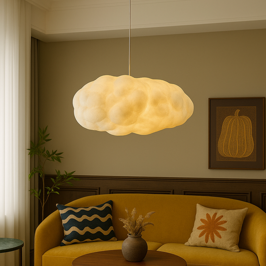 Cloud Hanglamp voor Eettafel en Woonkamer - Elegante LED Lamp met Verstelbare Hoogte 0