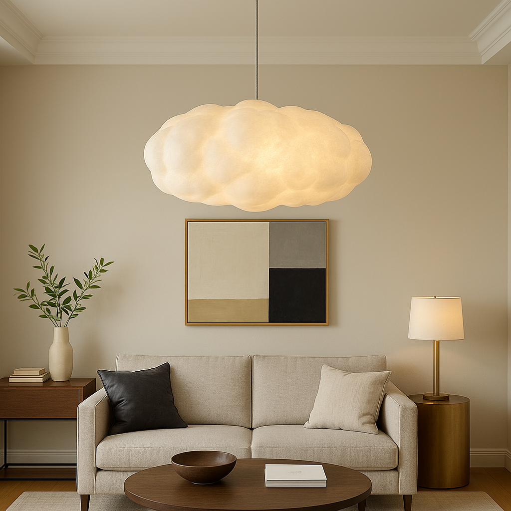 Cloud Hanglamp voor Eettafel en Woonkamer - Elegante LED Lamp met Verstelbare Hoogte 2