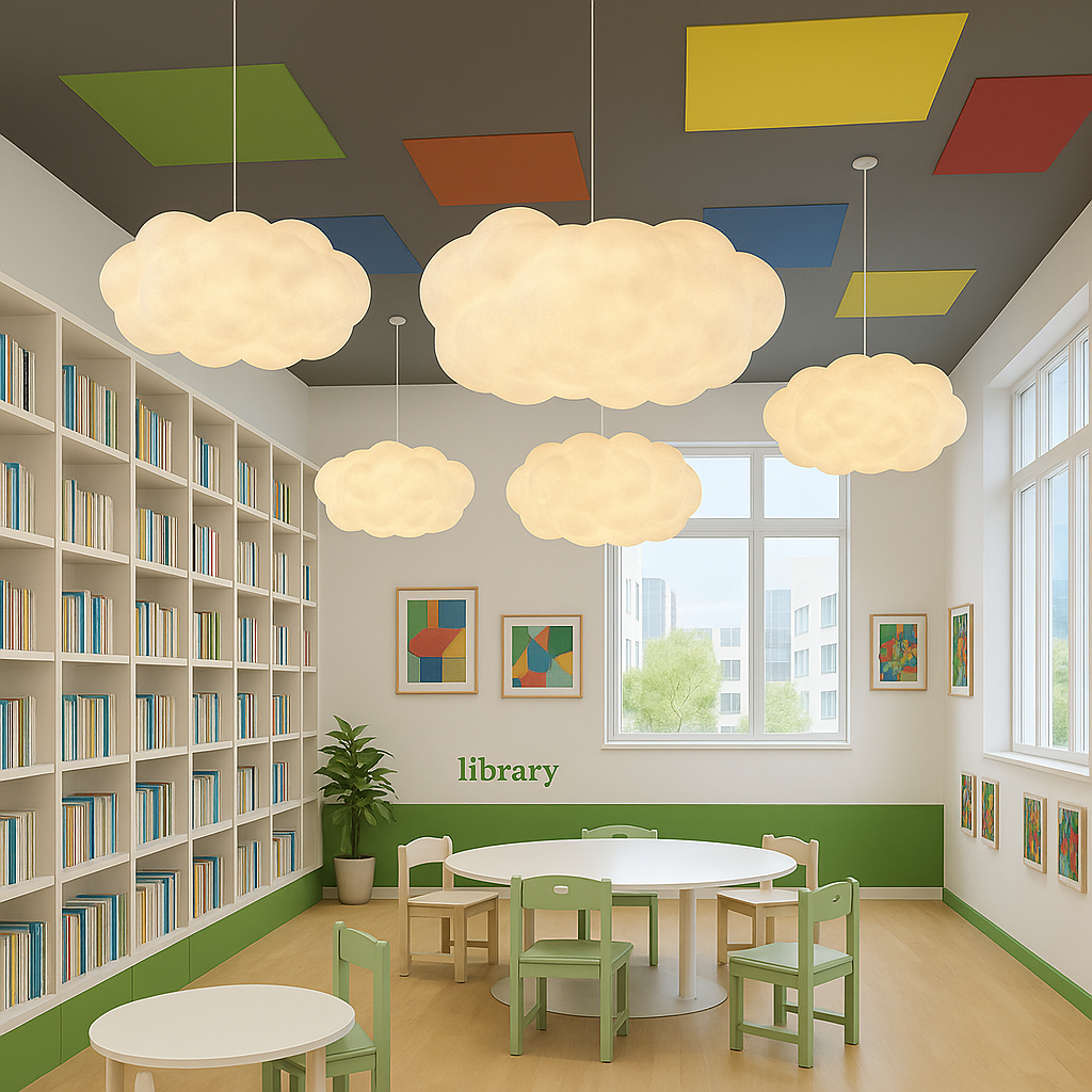 Cloud Hanglamp voor Eettafel en Woonkamer - Elegante LED Lamp met Verstelbare Hoogte 4