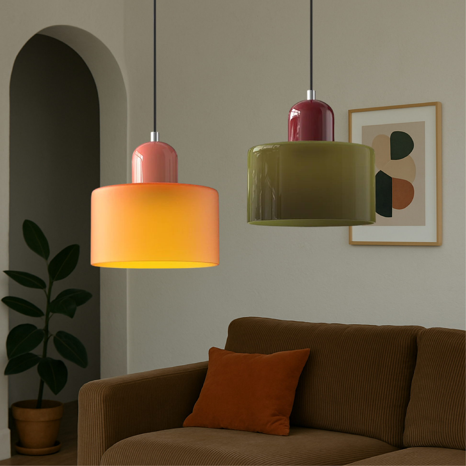 Creatieve Bauhaus Hanglamp voor Eettafel - Moderne Woonkamer Lamp met LED Verlichting 4