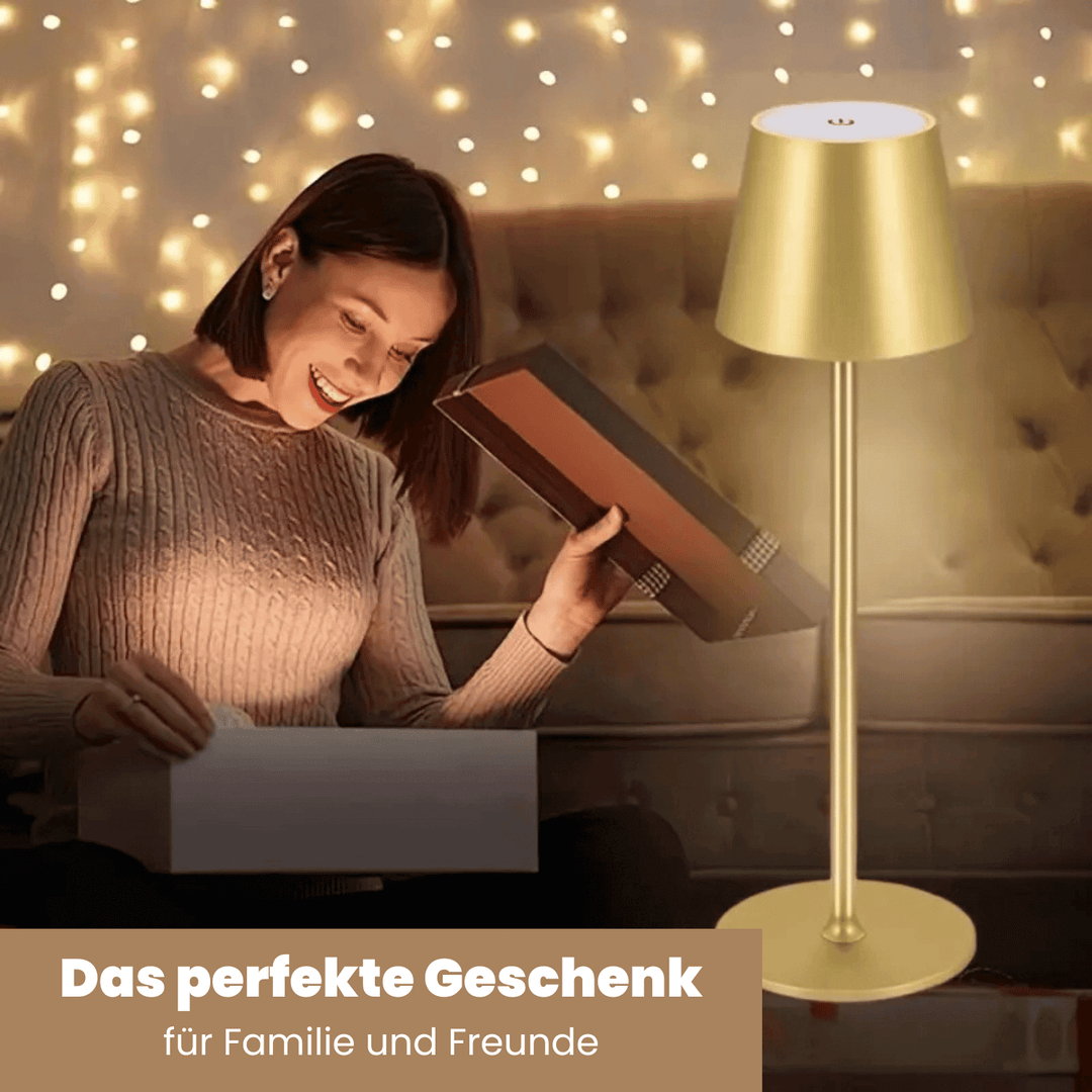 Zenthra LED Tafellamp – Draadloos, Aanraakbediening & Dimbare Verlichting