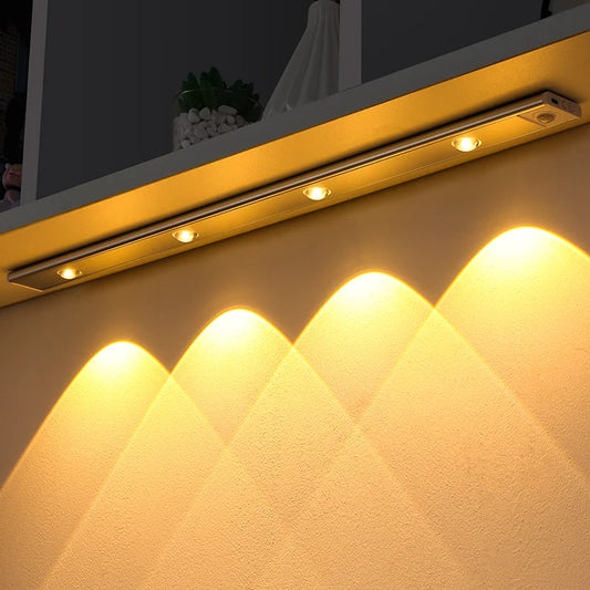 Draadloze LED Wandlamp met Bewegingssensor - Oplaadbaar en Ultra Dun voor Slaapkamer en Keuken - Zenthra