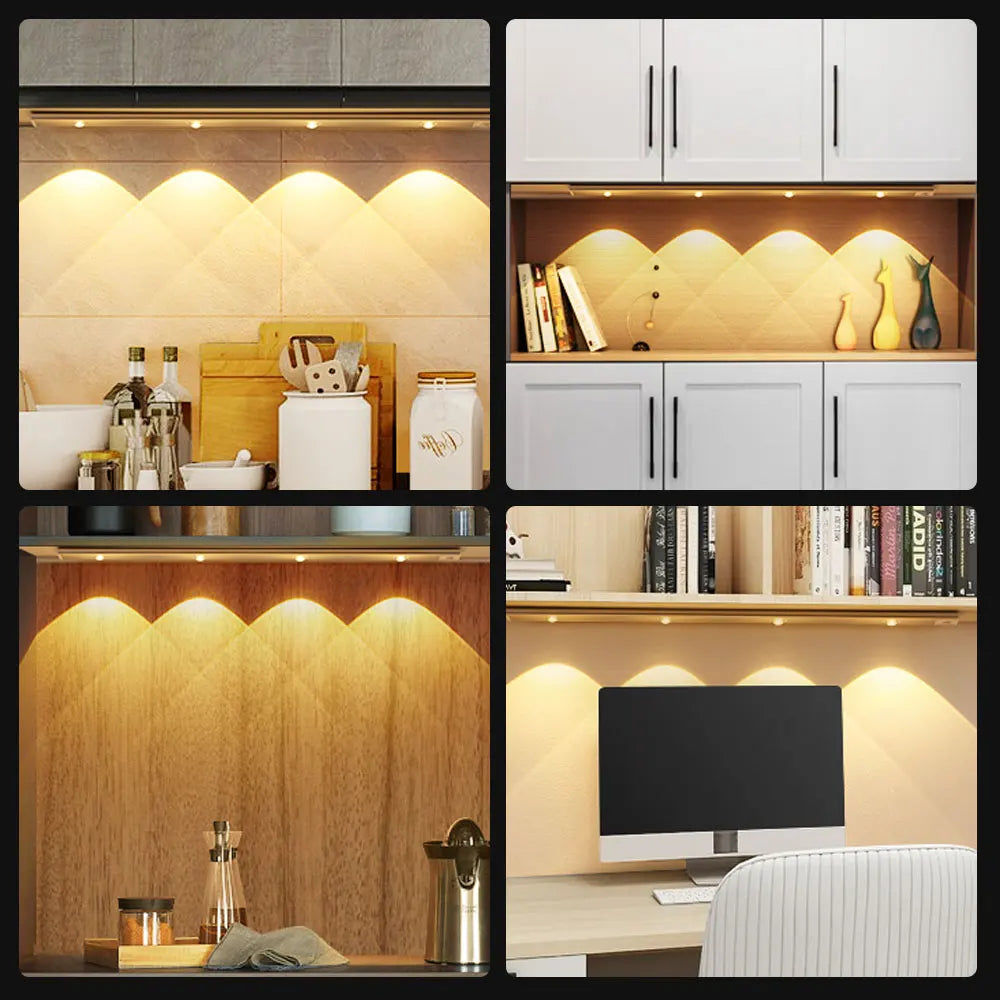 Draadloze LED Wandlamp met Bewegingssensor - Oplaadbaar en Ultra Dun voor Slaapkamer en Keuken - Zenthra