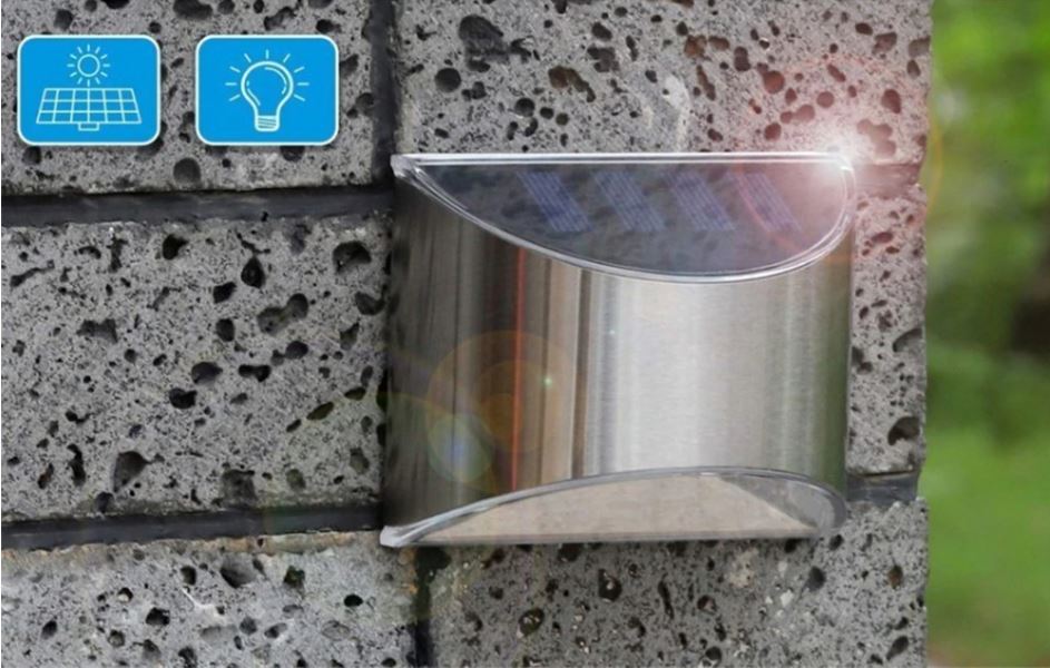Draadloze LED Zonne Energie Wandlamp Buiten - Creëer de Perfecte Sfeer in Jouw Tuin!