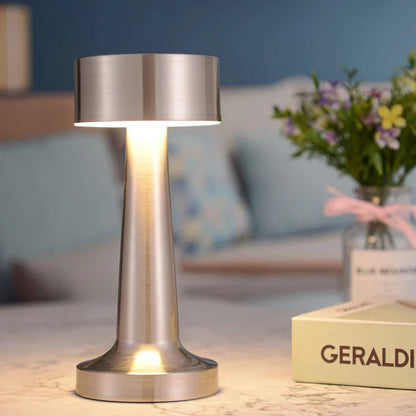 Draadloze Oplaadbare Tafellamp Goud - Zenthra Luxe Verlichting voor Sfeer en Elegantie