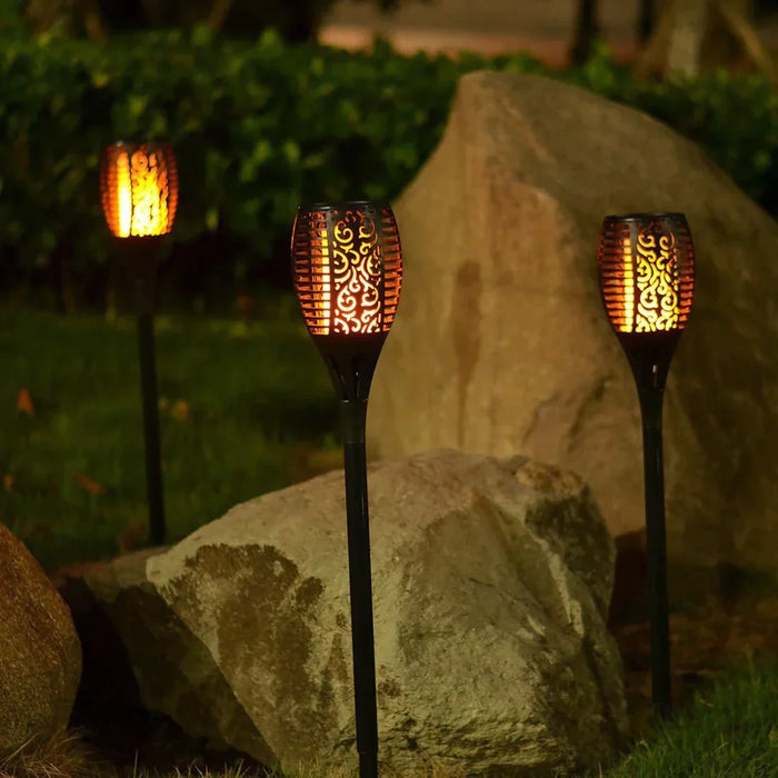 Elegant Solar Tuinverlichting Fakkel - Duurzame Tuinlampen met Zonne-energie voor Buitenverlichting 2