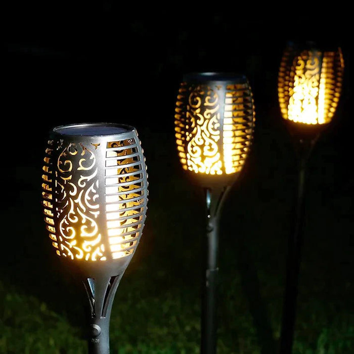 Elegant Solar Tuinverlichting Fakkel - Duurzame Tuinlampen met Zonne-energie voor Buitenverlichting 4