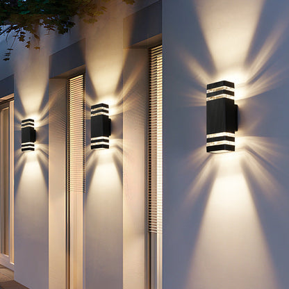 Elegante 2-Weg Buiten Wandlamp - Moderne Tuinverlichting met Warm LED Licht 2
