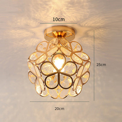 Elegante Glas Deckenlamp met Bloemen Design voor een Betoverende Sfeer in Uw Interieur 5