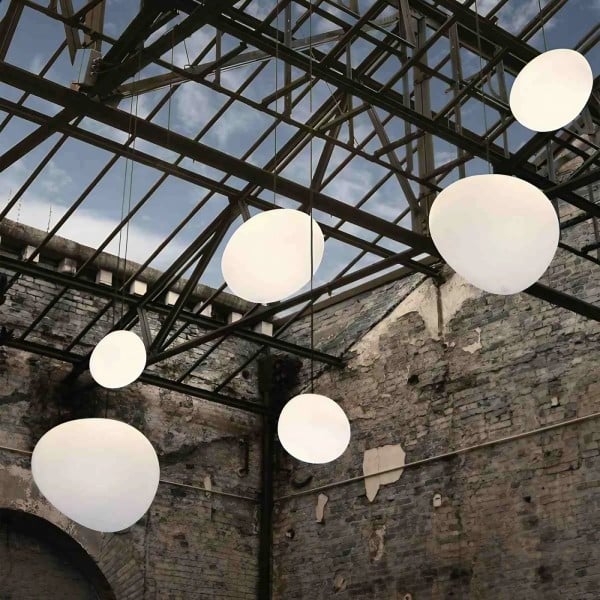Elegante Hanglamp voor Woonkamer en Eetkamer - Luxe Nado Hanglamp in Satijn Glas 2