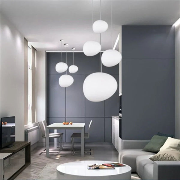 Elegante Hanglamp voor Woonkamer en Eetkamer - Luxe Nado Hanglamp in Satijn Glas 7