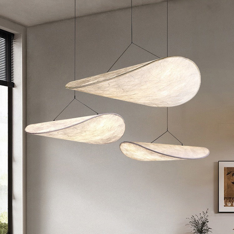 Elegante Zwarte Hanglamp voor Eettafel - Stijlvolle Woonkamer Lamp in Japandi Design 1