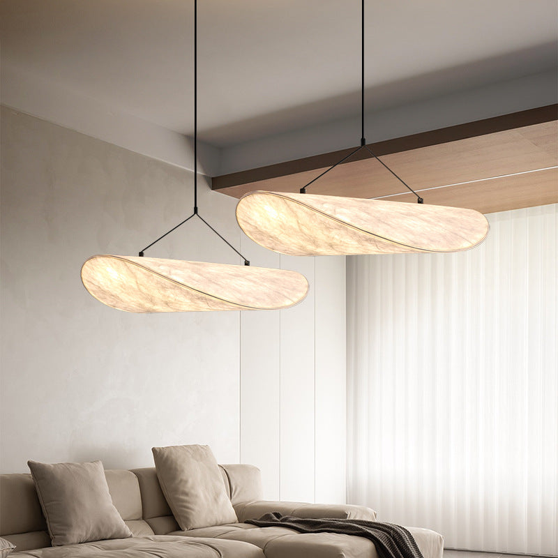 Elegante Zwarte Hanglamp voor Eettafel - Stijlvolle Woonkamer Lamp in Japandi Design 4