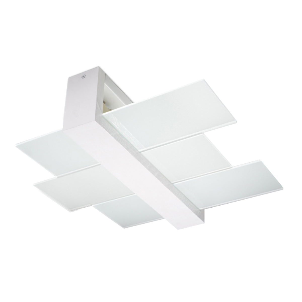 Feniks 2 Wit - Stijlvolle LED Plafondlamp met 2 Spots voor Slaapkamer en Woonkamer 1