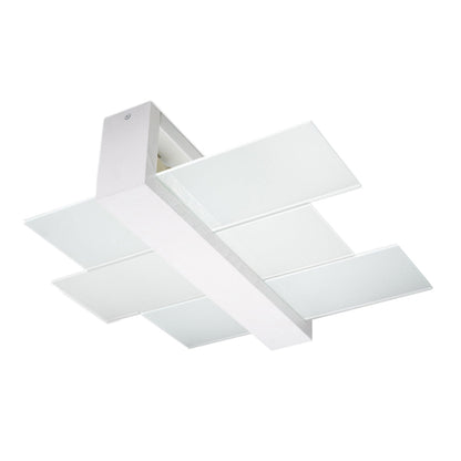 Feniks 2 Wit - Stijlvolle LED Plafondlamp met 2 Spots voor Slaapkamer en Woonkamer 1
